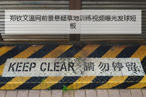 郑钦文温网前景悬疑草地训练视频曝光发球短板
